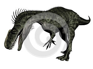 Monolophosaurus dinosaur - 3d render