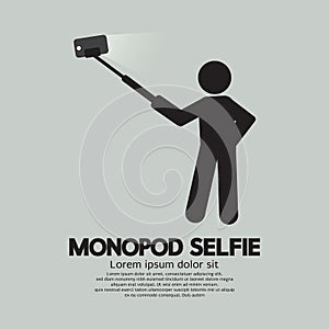 Monopod Selfie Self Portrait Tool For Smartphone