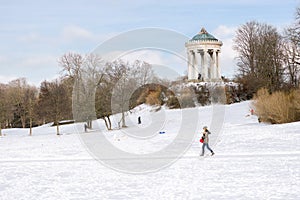 Monopteros in winter