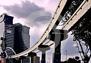 Monorail in Kuala Lumpur photo