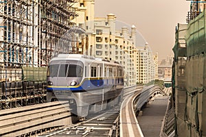 Monorail station in Dubai