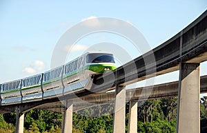 Monorail train photo