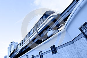 Monorail train photo