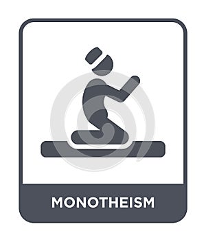 monotheism icon in trendy design style. monotheism icon isolated on white background. monotheism vector icon simple and modern