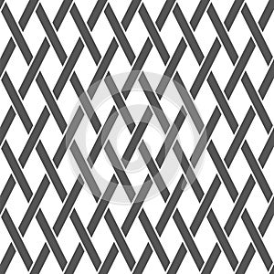 Monotonous uniform sloping pattern.