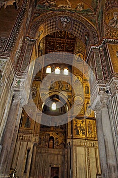 Monreale Church Mosaics Sicily Italy photo
