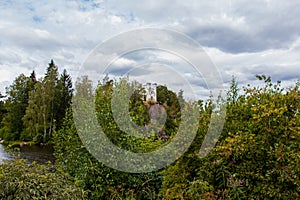 Monrepos Park, view of the Ludwigsburg Chape photo