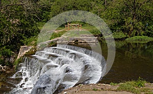 Monsal dale weir waterfall, Peak District May 2020