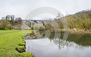 Monsal Head Bridge panorama