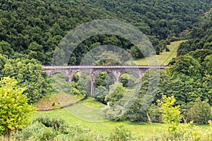 From Monsal Head, the Monsal Trail passes over Headstone Viaduct