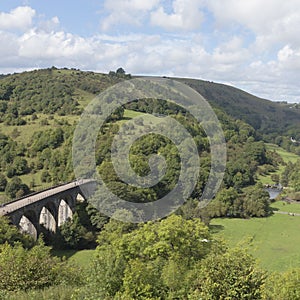 The Monsal Trail on the Headstone Viaduct