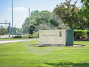 Monsanto corporate headquarters sign