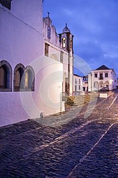 Monsaraz, rainy night, Portugal