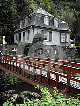 Monschau house and bridge