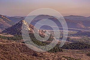 Monserate Mountain views in Fallbrook California