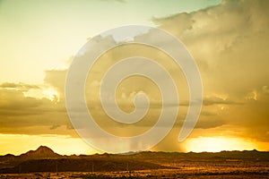 A Monsoon Storm over Arizona