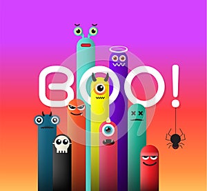 Monster cute and BOO