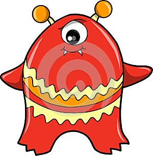 Monster Devil Vector Illustration