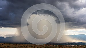 Monster Downburst from an Arizona Monsoon Storm