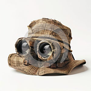 Monster Explorer Safari hat and binoculars