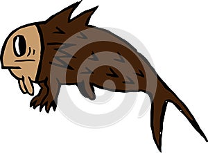 Monster Fish with Chocolate Collor