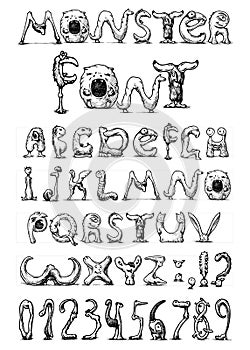 Monster font