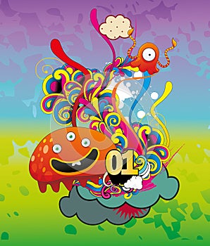 Monster illustration