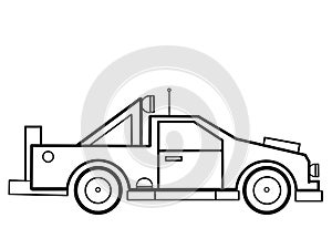 Monster Truck kids educational coloring pages