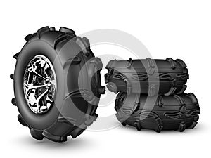 Monster truck wheels