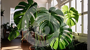 Monstera Deliciosa Large - Towering Gravity-Defying Foliage - A Charming Focal Point for Decorating Spaces with Big Personality