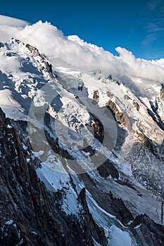 Mont Blanc, Aiguille du Midi, Glacier