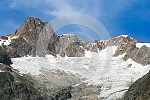 Mont Blanc glacier