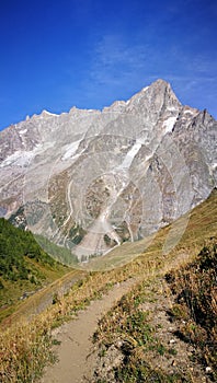 Mont Blanc. Italy. Valle d& x27;Aosta