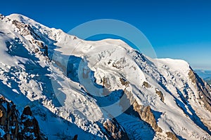 Mont Blanc, Mont Blanc Massif, Chamonix, Alps, France