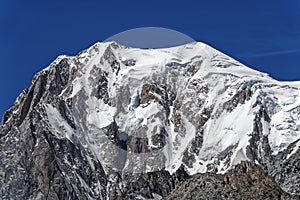 Mont Blanc (or Monte Bianco) Peak Italian Alps
