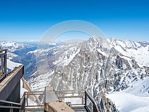 Mont Blanc mountain in France