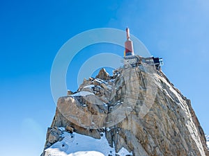 Mont Blanc mountain in France