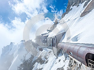 Mont Blanc mountain in France