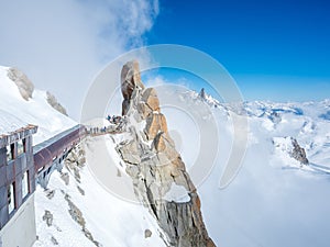 Mont Blanc mountain in France