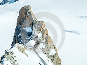 Mont Blanc mountain in France