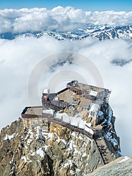 Mont Blanc mountain in France