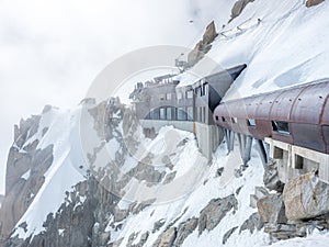 Mont Blanc mountain in France