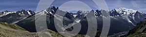 The Mont Blanc range