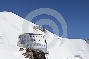 Mont Blanc, Refuge Du Gouter 3835 m, The popular starting point for attempting the ascent of Mont Blanc , France