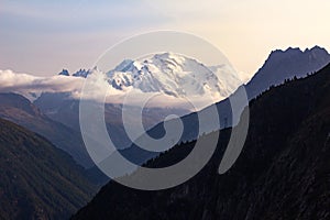 Mont Blanc from Ãâ°mosson