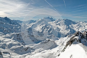 The top of Mont-Fort in Verbier