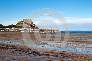 Mont Orgueil Castle in Gorey, Jersey, UK