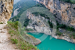 Mont-rebei gorge in Catalonia