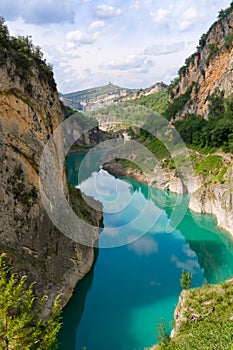 Mont-rebei gorge in Catalonia, Spain