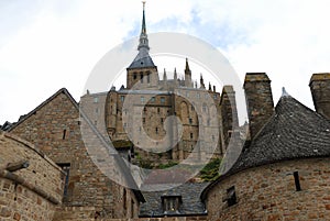 Mont Saint-Michel, bottom view